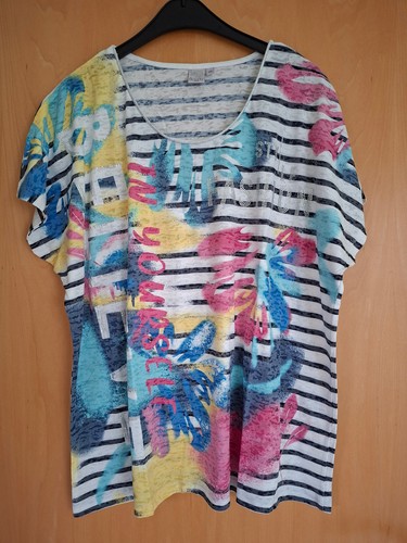 Shirt bunt gemustert marke - t-shirt,