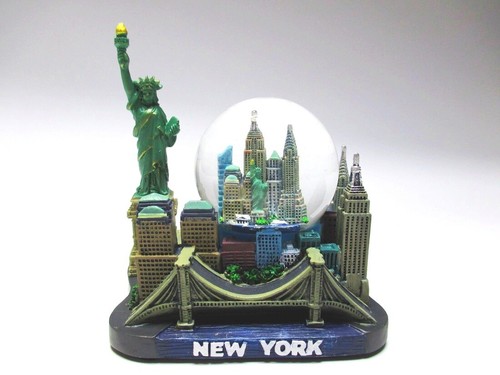 New york schneekugel bunt - new,